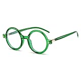 Gleyemor Retro Round Blue Light Glasses for Men