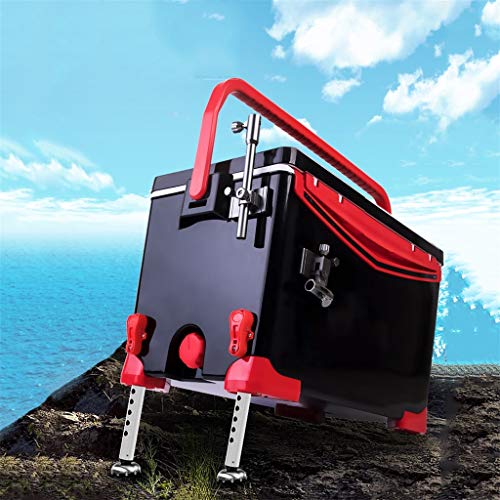 BYDBNR Angelkasten, Multifunktions-Angeln Eimer Angelausrüstung Aufbewahrungsbox for Angelzubehör – Bild 5