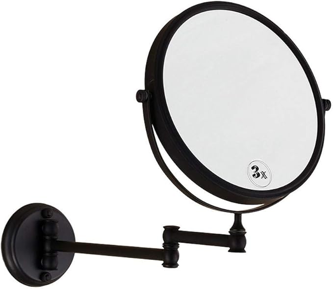 LNDDP Wandspiegel für Badezimmer, Schminkspiegel mit 1X/3X-Vergrößerung