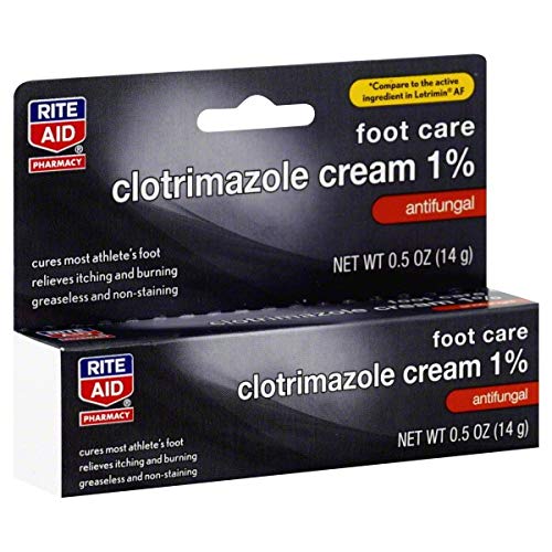 Rite Aid Pharmacy 1% Clotrimazole Cream, 0.5 oz (14 g)