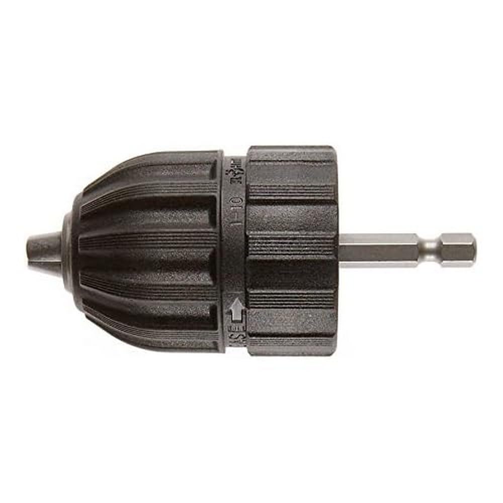 Hikoki 752083 Drill Chuck 10mm Keyless Chuck & Adapter 1/4" Hex Shaft