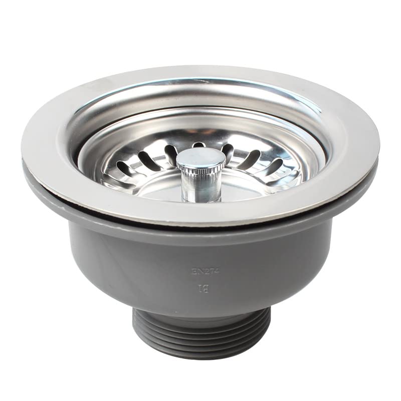 Talea SUS304 Stainless Steel Kitchen Sink Basket Strainer,114MM Valve for Kitchen Sink,XK223C048-U