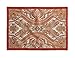 Maison d' Hermine Placemats Set of 4 100% Cotton Washable Cloth Place Mats, Reusable Table Mats for Kitchen Dining Decoration, Party, Wedding, Restaurant (Kashmir Paisley, 13
