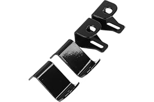 YDLMT Gloss Black Motorcycle Saddlebag Lock Security Hardware Mounting Bracket Kit for Harley Touring Road King Street Glide Electra Glide Road Glide 1999-2007