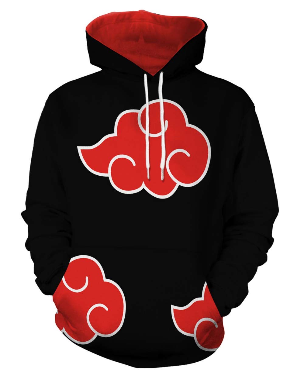 Naruto Shippuden Sweater Naruto Jacket Akatsuki Cloak Mens Naruto  Sweatshirt (Color: Color03, Tamaño: XX-Large)
