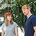 Casualbox Tie-Dye Headband Bandana Boho Hippie Retro Flower psychedelic 60's A,Free Size