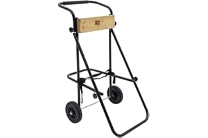 RAGE POWERSPORTS Outboard Boat Motor Stand 15 to 30 HP Engine 130 lb Capacity with Folding Handle