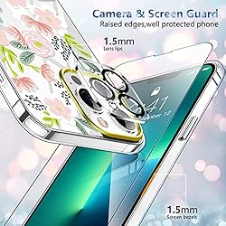 SPIDERCASE for iPhone 13 Pro Max Case，Crystal