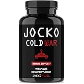 Jocko Fuel Immune Support Supplement - Elderberry with Zinc & Vitamin C for Adults - Immune Defense with Vitamin C, D3, Superfoods, Herbs, & Minerals (90 Capsules)