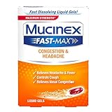 Mucinex Fast-Max Liquid Gels Severe Cold and Sinus Medication, 16 ct