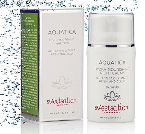 Aquatica organic botanical night cream with caviar extract, reish…