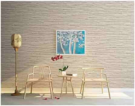 Blooming Wall Suni Cim Desenli Duvar Kagidi Oturma Odasi Yatak Odasi Icin 52 8 X 10 M 57 M Keten Ve Pirinc Amazon Com Tr