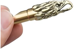 Handmade eagle head whistle, life-saving whistle with artistic pendant design, loud emergency safety whistle for outdoor hiki