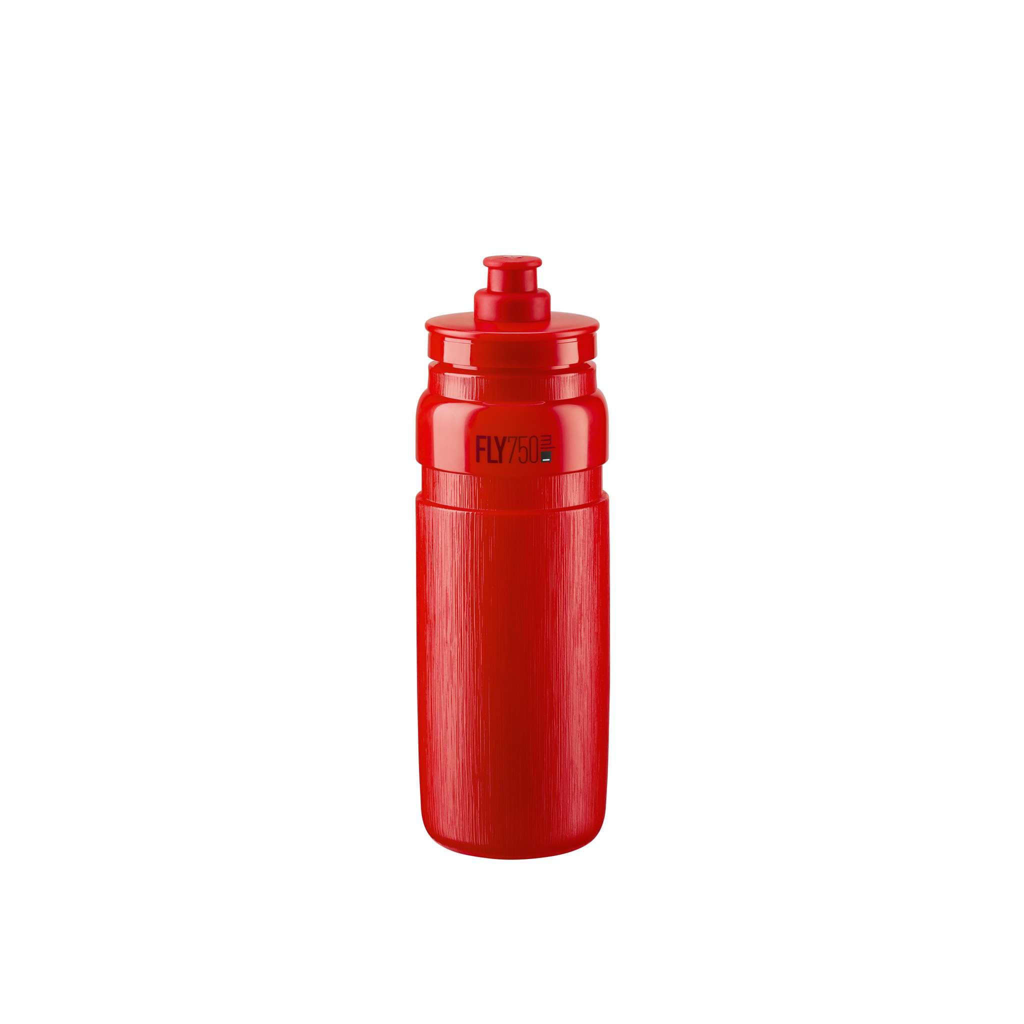ELITE Fly Tex Water Bottle Red – Insulated Cycling Bottle with Thermal Protection – Lightweight & BPA-Free – 750ml – For Road Bike, MTB & Gravel Cycling — image 1