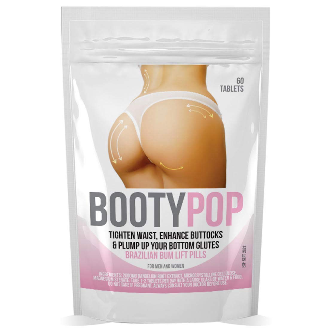 Bum Enlargement Pills, Butt Enhancer Tablet, Tone Round Firm Uplift Bigger Ass