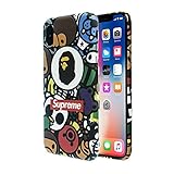 Fashion Latest Ape Matte Cover Case for iPhone X - Luminous