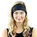 Running Headband & Bandana Combo - Great For Yoga, Exercising, Sports & Fashion (Black)