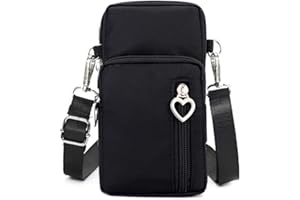 MINTEGRA Crossbody Phone Purse Nylon Shoulder Pouch Walking Wallet Wristlet Sport Armband