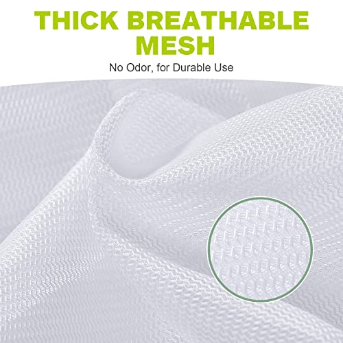 OTraki 2 Pieces Washing Machine Net 50 x 60 cm Large Laundry Bag with Couliss Laundry Bag Reusable Laundry Bag for Delicate Curtains Knitwear