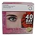 MAX6 Eyelash & Brow Dye/Tint Kit Permanent Mascara (Black) with accessories