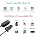 Multi-Port QC3.0 USB Car Charger Adapter compatible for iPhone XS/Max/XR/X/8/7/Plus, iPad Pro/Air/mini, Samsung Galaxy S9/8/7/Note, LG, Motorola and More | Cigarette Lighter Charge
