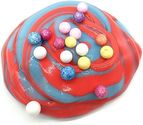 Solvang DIY Fluffy Foam Slime, Super Soft and Non-sticky Stress Relief Toy Scented Sludge Toy for Kids and Adults