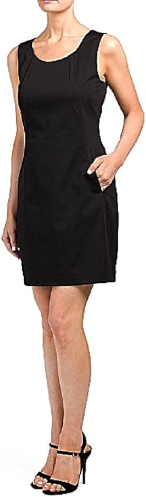 theory black sheath dress
