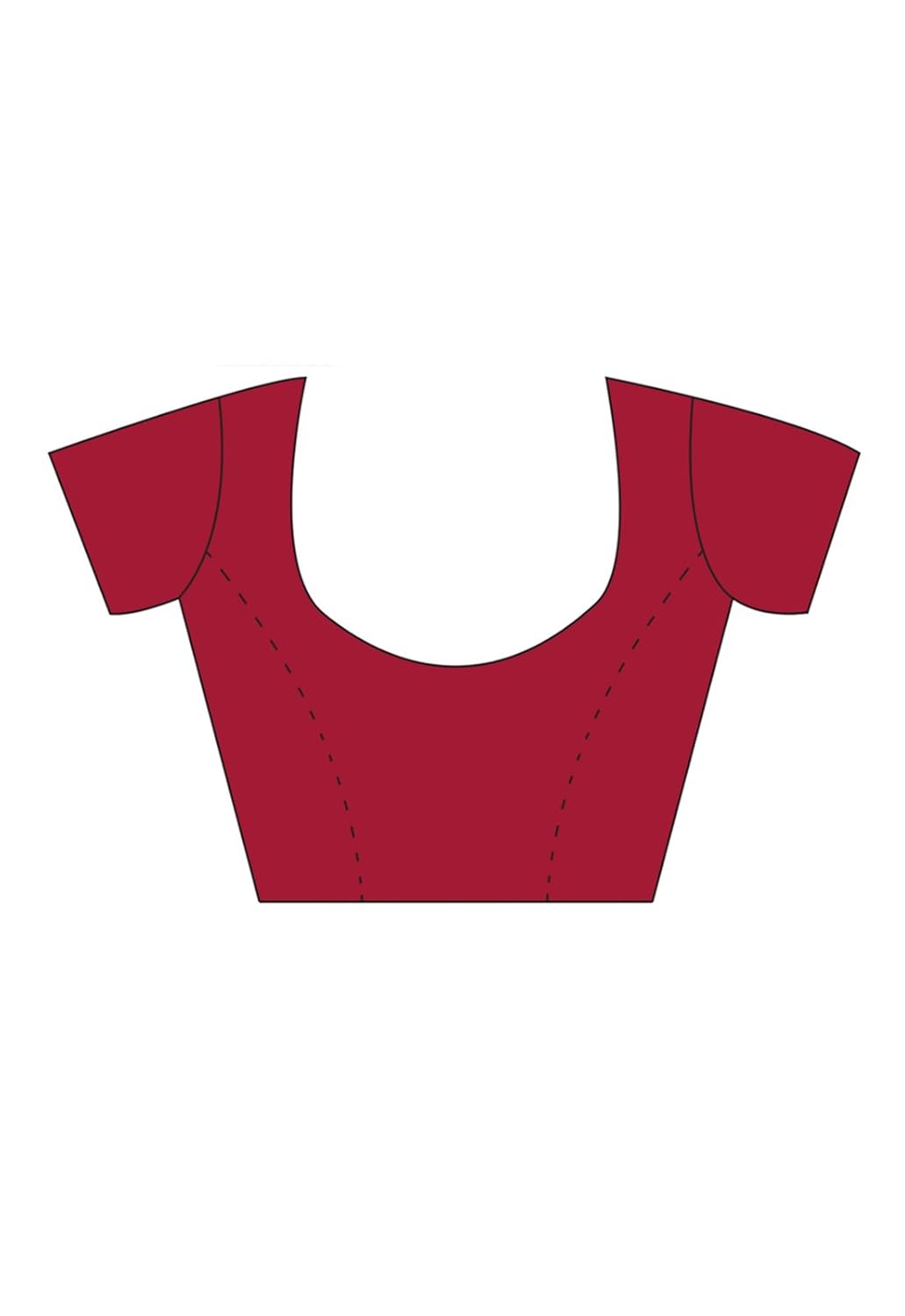 ishin art silk saree with blouse piece