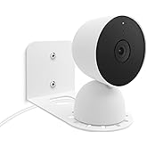 Metal Wall Mount Holder fits for Google Nest Indoor 2nd Generation Wired Security Cam, Flexible Installation Camera Shelf for