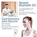 Bluetooth Headphones, Wireless Earbuds Bluetooth 5.0 Earbuds with 4D HiFi Sound, Dual Built-in Mic Auto Pairing 72 Hours Cycle Playtime Cordless Headphones Bluetooth Headset with 2000mAh Charging Case