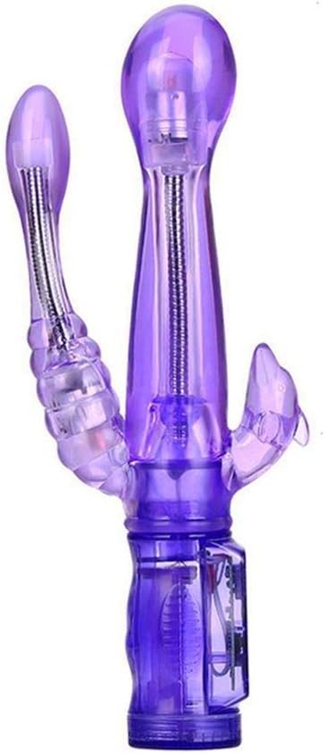 for Funny Women Bullets Double Vabrator 6 Speed Bendable Penetration Stimulator Funny Toy Woman,Purple