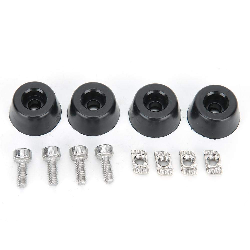 3D Printer Feet Pad Rubber Feet, 4pcs Anti-Shock Feet pad, Universal Rubber Feet Pads Black Anti Vibration Rubber Feet Pads for Prusa i3 MK3 & for MK3S