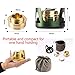 Overmont Ultralight Camping Cookware Set Camping Stove Outdoor Cooking Mess Kit Pots Pans Camp Kettle Portable for Backpacking Hiking Trekking Picnic Fishing Mountaineering (Renewed)thumb 4