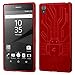 Sony Xperia Z5 Case, Cruzerlite Bugdroid Circuit Case Compatible for Sony Xperia Z5 - Retail Packaging - Red