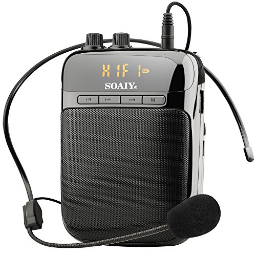 Soaiy s318 2000mah rechargeable lightweight voice ampli…