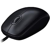 Logitech Wired Mouse M90 Black USB