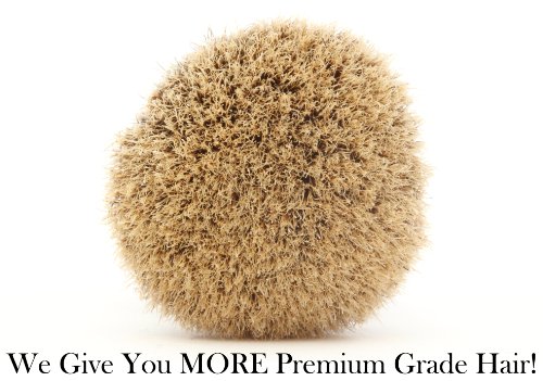 Silvertip Badger Shaving Brush High Density WSP "Prince" (Black) - Thumbnail 4