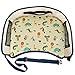 DMoose Kids Travel Tray, Toddler Car Seat Lap Activity Tray with Padded Comfort Base, Side Walls, Mesh Snack Pockets, Tablet Holder, Waterproof Car Seat, Stroller, Airplane Play and Learn Area (Black)