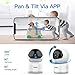 FREDI 1080P Baby Monitor, Wireless WiFi Pet Camera with Night Vision, Two-Way Audio, Motion Detection, IP Surveillance for Elder/Nanny Monitor - Work with iOS Android PC