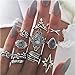 Yiduore 11 Pcs Vintage Knuckle Ring Set for Women Girls Stackable Rings Set Finger Rings Jewelry Gifts