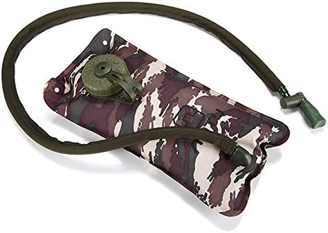 GDSZ 1.5L TPU Bike Water Bag Bicycle Hydration Bladder Backpacks Camping Hiking Water Bladder Bag Camel Back Foldable Water Pack Camouflage