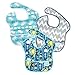 Bumkins Bibs, Baby Bibs for Girl or Boy, SuperBib Baby and Toddler Bib for 6-24 Months, Baby Bib for Eating, Feeding Bib, Waterproof Lightweight Fabric – Sea Friends