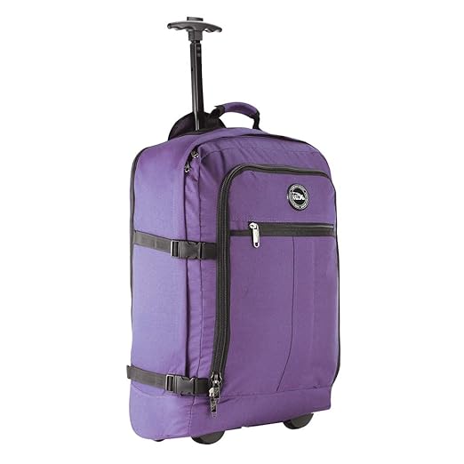 Cabin Max Flugzugelassenes Handgepäck Rucksack Tasche - 44L Rollengepäck - Lila