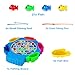 Electronic Fishing Game Toy with Rods Pole Rotating Board Musical Fish Water Table Toys Fine Motor Skills Development Brain Teaser Kids Indoor Activities Birthday Gift for Toddlers 3 4 5 6 Years Old