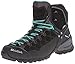 Salewa Women's Alp Trainer Mid GTX Alpine Trekking Boot | Hiking, Trekking, Scrambles | Gore-Tex Waterproof Breathable, Vibram Sole, Suede and PU Coated Leather Upper