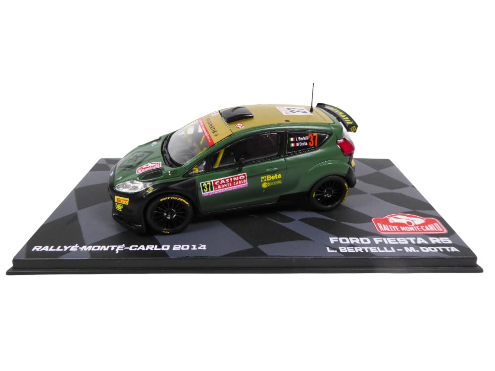 OPO 10 - Rally car 1/43 compatible with Ford Fiesta R5 Monte Carlo 2014 Bertelli Dotta - BR20