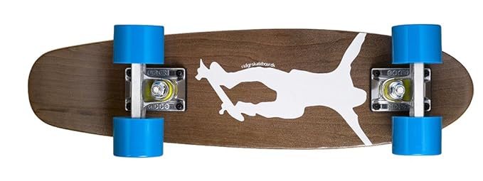 Ridge Maple Skateboard/Mini Cruiser, Dark Dye NR1