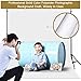 UTEBIT 6 x 9FT/1.8 x 2.8M White Backdrop Polyester Fabric Background Cloth Wrinkle Resistant Photo Booth Screen Backdrops for Photography, Video, Television (Stand Not Included)
