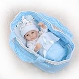 Pinky Realistic 26cm 10 Inch Mini Baby Doll Full Body Silicone Newborn Baby Lifelike Reborn Baby Doll Real Life Baby Boy Dolls Handmade Toy Cute Xmas Birthday Gift