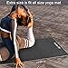 Aqui Legend Non Slip Hot Yoga Towel, Corner Pockets Design for Prevent Bunching-Extra Thick,Super Absorbent,Washable| Perfect Microfiber Yoga Mat Towel for Hot Yoga/Bikram/Pilates (Smoke Gray)thumb 4